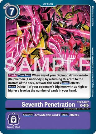 Seventh Penetration [BT23-097] [Hackers' Slumber] Foil