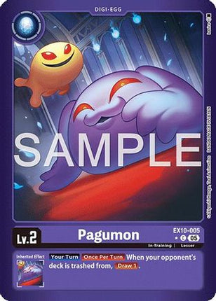 Pagumon (Limited Foil) [EX10-005] [Sinister Order] Foil