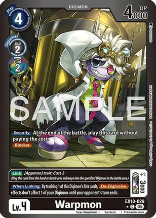 Warpmon (Limited Foil) [EX10-029] [Sinister Order] Foil