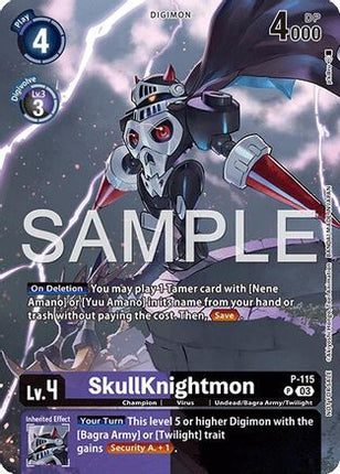 SkullKnightmon - P-115 (Sinister Order Legend Pack) [P-115] [Digimon Promotion Cards] Foil