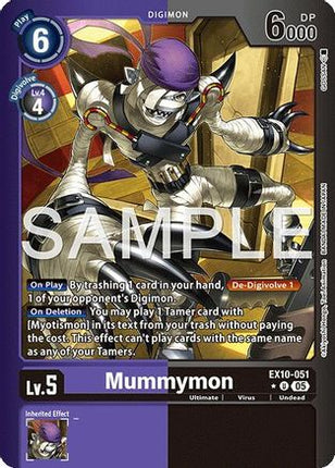 Mummymon (Limited Foil) [EX10-051] [Sinister Order] Foil