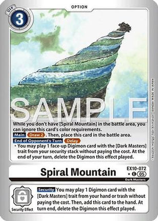 Spiral Mountain (Limited Foil) [EX10-072] [Sinister Order] Foil
