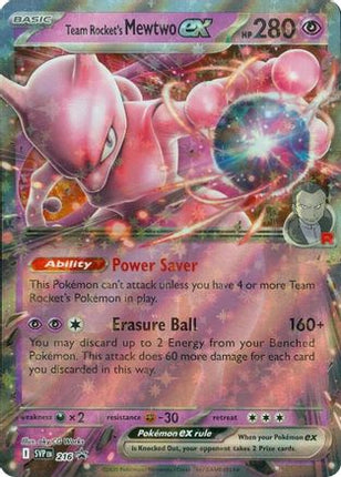 Team Rocket's Mewtwo ex - 216 - 216/null [SV: Scarlet & Violet Promo Cards] Holofoil
