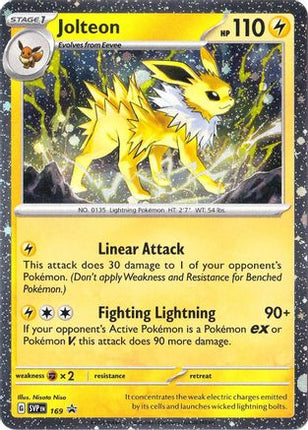 Jolteon - 169 (Cosmos Holo) - 169/null [SV: Scarlet & Violet Promo Cards] Holofoil