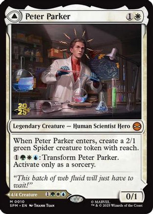 Peter Parker [Prerelease Cards] Foil
