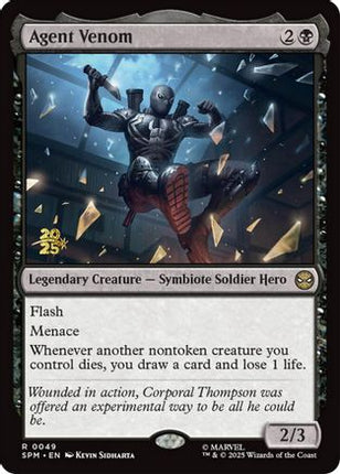 Agent Venom [Prerelease Cards] Foil