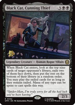 Black Cat, Cunning Thief [Prerelease Cards] Foil