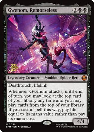 Gwenom, Remorseless [Prerelease Cards] Foil