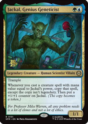 Jackal, Genius Geneticist [Prerelease Cards] Foil
