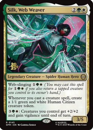 Silk, Web Weaver [Prerelease Cards] Foil