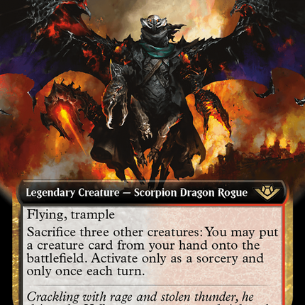 Akul the Unrepentant (Extended Art) [Outlaws of Thunder Junction] Foil