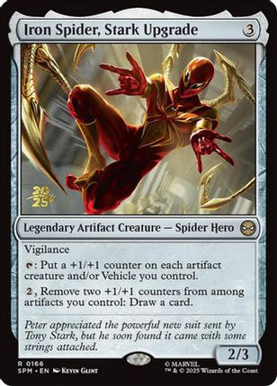 Iron Spider, Stark Upgrade [Prerelease Cards] Foil