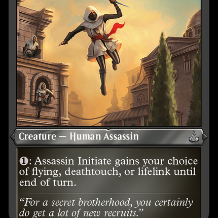 Assassin Initiate [Assassin's Creed] Etched Foil