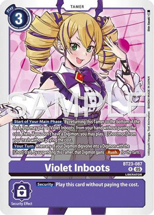 Violet Inboots [BT23-087] [Hackers' Slumber] Foil