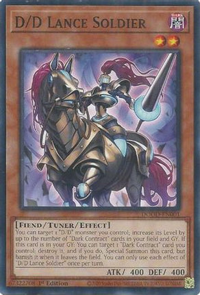 D/D Lance Soldier [DOOD-EN001] Common / Short Print 1st Edition