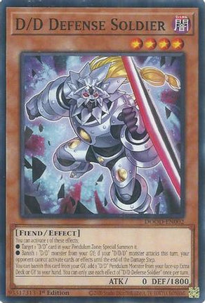 D/D Defense Soldier [DOOD-EN002] Common / Short Print 1st Edition