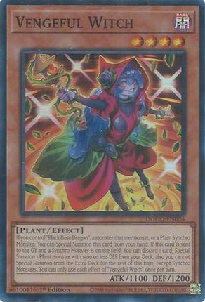 Vengeful Witch [DOOD-EN004] Super Rare 1st Edition
