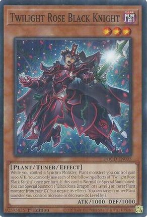 Twilight Rose Black Knight [DOOD-EN005] Common / Short Print 1st Edition