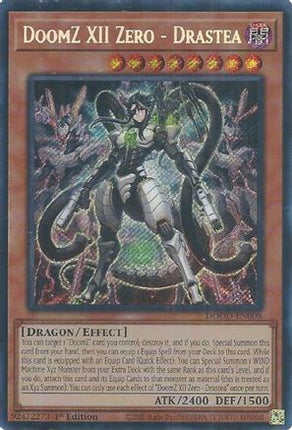 DoomZ XII Zero - Drastea [DOOD-EN008] Secret Rare 1st Edition