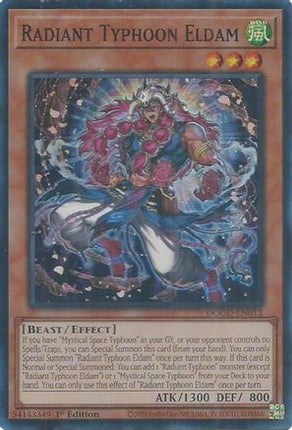 Radiant Typhoon Eldam (Super Rare) [DOOD-EN013] 1st Edition