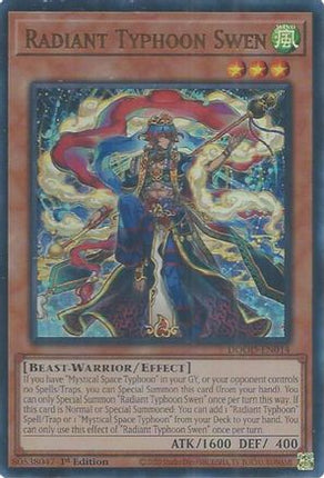 Radiant Typhoon Swen [DOOD-EN014] Ultra Rare 1st Edition