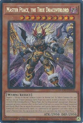 Master Peace, the True Dracoverlord [DOOD-EN018] Secret Rare 1st Edition
