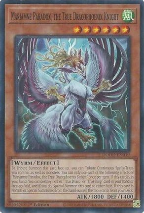 Mariamne Paradox, the True Dracophoenix Knight [DOOD-EN019] Common / Short Print 1st Edition