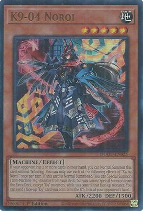 K9-04 Noroi [DOOD-EN025] Ultra Rare 1st Edition