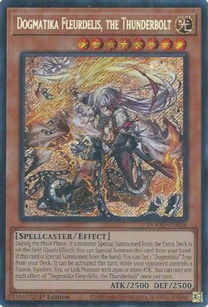 Dogmatika Fleurdelis, the Thunderbolt [DOOD-EN026] Secret Rare 1st Edition