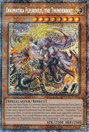 Dogmatika Fleurdelis, the Thunderbolt  [DOOD-EN026] Starlight Rare 1st Edition