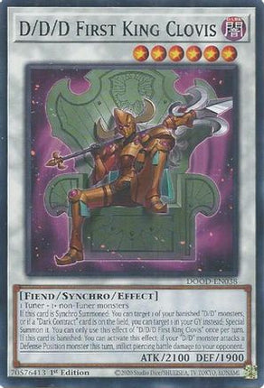 D/D/D First King Clovis [DOOD-EN038] Common / Short Print 1st Edition