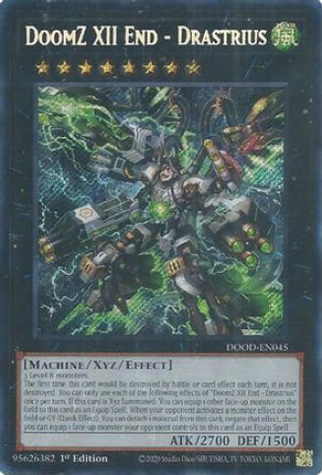 DoomZ XII End - Drastrius (Secret Rare) [DOOD-EN045] 1st Edition