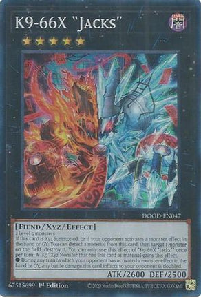 K9-66X "Jacks" [DOOD-EN047] Super Rare 1st Edition
