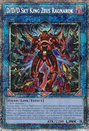 D/D/D Sky King Zeus Ragnarok  [DOOD-EN049] Starlight Rare 1st Edition