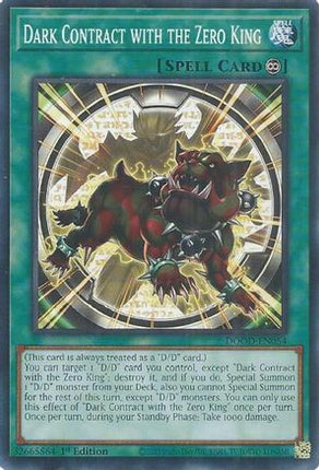 Dark Contract with the Zero King [DOOD-EN054] Common / Short Print 1st Edition