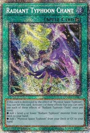 Radiant Typhoon Chant  [DOOD-EN061] Starlight Rare 1st Edition
