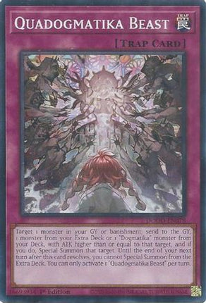 Quadogmatika Beast [DOOD-EN078] Common / Short Print 1st Edition