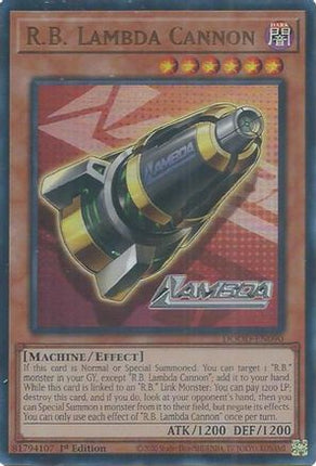 R.B. Lambda Cannon [DOOD-EN090] Ultra Rare 1st Edition