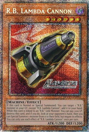 R.B. Lambda Cannon  [DOOD-EN090] Starlight Rare 1st Edition