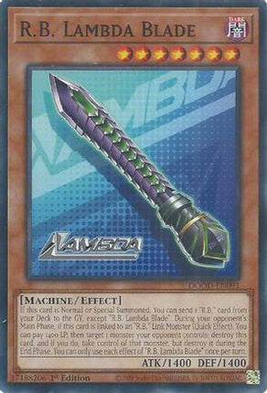 R.B. Lambda Blade [DOOD-EN091] Common / Short Print 1st Edition