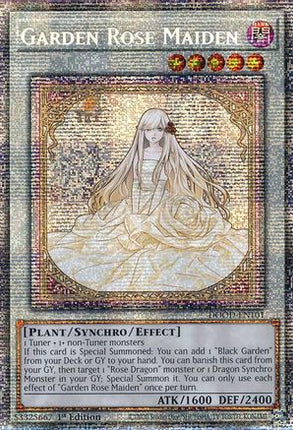 Garden Rose Maiden [DOOD-EN101] Starlight Rare 1st Edition