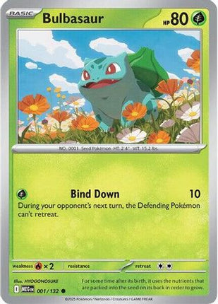 Bulbasaur - 001/132 [ME01: Mega Evolution] Reverse Holofoil