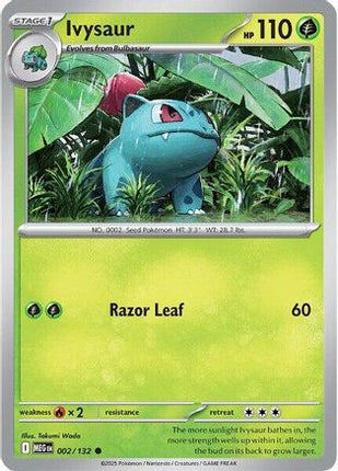 Ivysaur - 002/132 [ME01: Mega Evolution] Reverse Holofoil