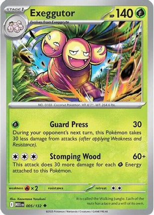 Exeggutor - 005/132 [ME01: Mega Evolution] Reverse Holofoil