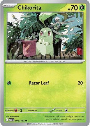 Chikorita - 8/null [ME01: Mega Evolution] Reverse Holofoil
