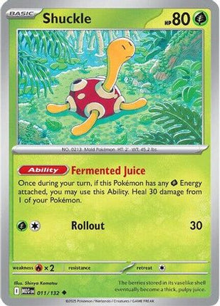 Shuckle - 011/132 [ME01: Mega Evolution] Reverse Holofoil