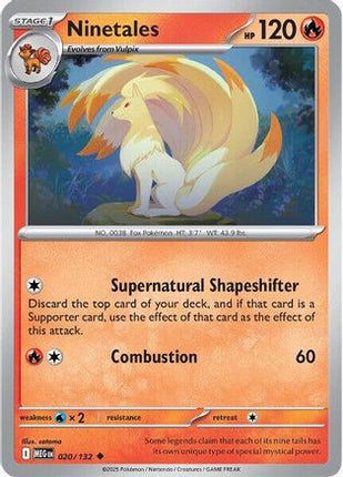 Ninetales - 20/null [ME01: Mega Evolution] Reverse Holofoil