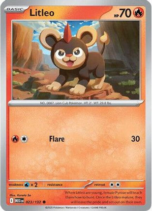Litleo - 023/132 [ME01: Mega Evolution] Reverse Holofoil