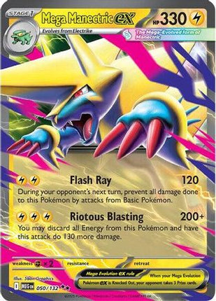 Mega Manectric ex - 050/132 [ME01: Mega Evolution] Holofoil