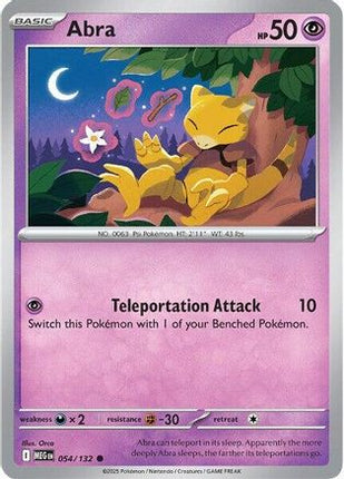 Abra - 54/null [ME01: Mega Evolution] Reverse Holofoil